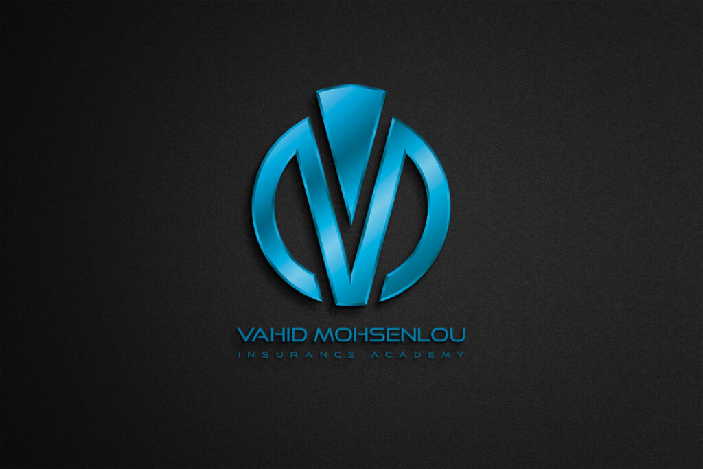 طراحی لوگو و هویت بصری آکادمی بیمه وحید محسنلو